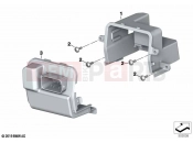 Splash guard battery | Splash guard battery - BMW Motorrad C 400 X (0C09, 0C19) 2019