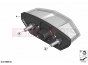 LED rear light | LED rear light - BMW Motorrad C 400 X (0C09, 0C19) 2019