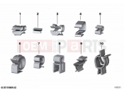 BMW Motorrad BMW 2018 C-Models C 400 X (0C09, 0C19) Retaining clips, cable clip | Retaining clips, cable clip