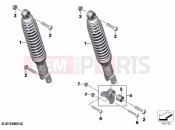 BMW Motorrad BMW 2018 C-Models C 400 X (0C09, 0C19) Spring strut, rear | Spring strut, rear