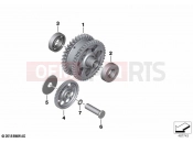 BMW Motorrad BMW 2022 M models M 1000 R (0E81, 0E83) Starter motor release, reduction gear
