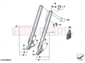BMW Motorrad BMW 2022 M models M 1000 R (0E81, 0E83) Telescope fork