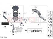 BMW Motorrad BMW 2022 M models M 1000 R (0E81, 0E83) Separate components handbrake fitting M