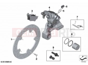 BMW Motorrad BMW 2022 M models M 1000 R (0E81, 0E83) Rear wheel brake