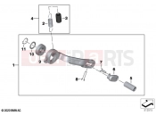 BMW Motorrad BMW 2022 M models M 1000 R (0E81, 0E83) Brake pedal  2