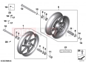 BMW Motorrad BMW 2022 M models M 1000 R (0E81, 0E83) Forged wheels