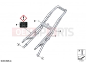 BMW Motorrad BMW 2022 M models M 1000 R (0E81, 0E83) Rear frame
