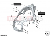 BMW Motorrad BMW 2022 M models M 1000 R (0E81, 0E83) Main frame