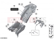 BMW Motorrad BMW 2022 M models M 1000 R (0E81, 0E83) Rear carrier part