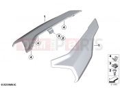 BMW Motorrad BMW 2022 M models M 1000 R (0E81, 0E83) Rear side panel