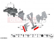 BMW Motorrad BMW 2022 M models M 1000 R (0E81, 0E83) Licence plate holder