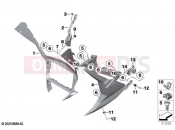 BMW Motorrad BMW 2022 M models M 1000 R (0E81, 0E83) Radiator trim