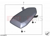 BMW Motorrad BMW 2022 M models M 1000 R (0E81, 0E83) Seat bench, pillion