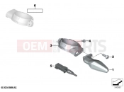 BMW Motorrad BMW 2022 M models M 1000 R (0E81, 0E83) LED flashing turn indicator front