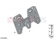 BMW Motorrad BMW 2022 M models M 1000 R (0E81, 0E83) Licence plate holder  2