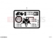 BMW Motorrad BMW 2022 M models M 1000 R (0E81, 0E83) Sign payload symbol