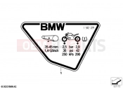 BMW Motorrad BMW 2022 M models M 1000 R (0E81, 0E83) Label 