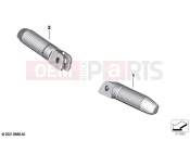 BMW Motorrad BMW 2022 M models M 1000 R (0E81, 0E83) Rider footrests