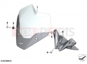 BMW Motorrad BMW 2022 M models M 1000 R (0E81, 0E83) Sport windscreen