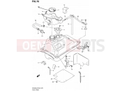 SUZUKI AN400A L2 (2012) Burgman 400 (E19, E24) 76 - FUEL TANK (AN400ZAL2 E02)