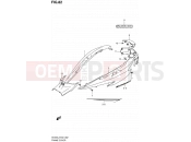 SUZUKI AN400A L2 (2012) Burgman 400 (E19, E24) 82 - FRAME COVER (AN400AL2 E24)