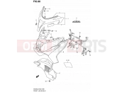 SUZUKI AN400A L2 (2012) Burgman 400 (E19, E24) 90 - FRONT LEG SHIELD (AN400ZAL2 E02)