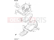 SUZUKI AN400A L2 (2012) Burgman 400 (E19, E24) 104 - HELMET BOX