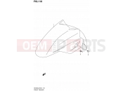 SUZUKI AN400A L2 (2012) Burgman 400 (E19, E24) 110 - FRONT FENDER (AN400ZAL2 E19)