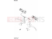 SUZUKI AN400A L2 (2012) Burgman 400 (E19, E24) 124 - HANDLE LEVER (AN400ZAL2 E19)