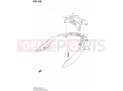 SUZUKI AN400A L2 (2012) Burgman 400 (E19, E24) 140 - PILLION RIDER HANDLE (AN400L2 E19)