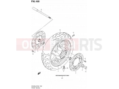 SUZUKI AN400A L2 (2012) Burgman 400 (E19, E24) 160 - FRONT WHEEL (AN400L2 E02)