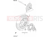 SUZUKI AN400A L2 (2012) Burgman 400 (E19, E24) 164 - FRONT WHEEL (AN400ZAL2 E02)