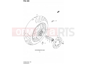 SUZUKI AN400A L2 (2012) Burgman 400 (E19, E24) 189 - REAR WHEEL (AN400L2 E02)