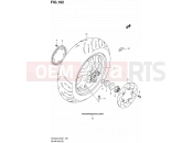 SUZUKI AN400A L2 (2012) Burgman 400 (E19, E24) 192 - REAR WHEEL (AN400AL2 E24)