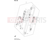 SUZUKI AN400A L2 (2012) Burgman 400 (E19, E24) 146 - FRONT FORK DAMPER (AN400L2 E02)