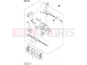 SUZUKI AN400A L2 (2012) Burgman 400 (E19, E24) 197 - REAR CALIPER (AN400L2 E19)