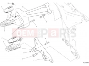DUCATI Multistrada 1200 S Touring FOOTRESTS, Right