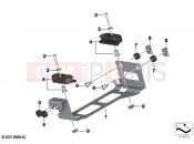 BMW Motorrad BMW 2024 C models C 400 X 21 (0C31, 0C33) Holder, engine control unit | Holder, engine control unit