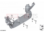 BMW Motorrad BMW 2024 C models C 400 X 21 (0C31, 0C33) Footboard support | Footboard support