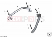 BMW Motorrad BMW 2024 C models C 400 X 21 (0C31, 0C33) Handle rear | Handle rear