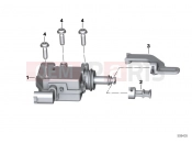 BMW Motorrad BMW 2024 C models C 400 X 21 (0C31, 0C33) Central locking actuator | Central locking actuator