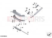 BMW Motorrad BMW 2024 C models C 400 X 21 (0C31, 0C33) Seat bench locking system 2 | Seat bench locking system 2