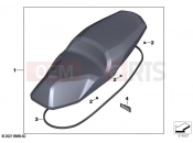 BMW Motorrad BMW 2024 C models C 400 X 21 (0C31, 0C33) Seat bench | Seat bench
