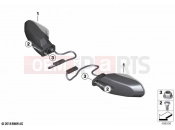 BMW Motorrad BMW 2024 C models C 400 X 21 (0C31, 0C33) LED turn indicators, rear | LED turn indicators, rear