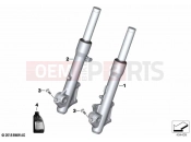 BMW Motorrad BMW 2024 C models C 400 X 21 (0C31, 0C33) Fork leg | Fork leg