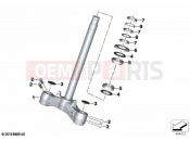 BMW Motorrad BMW 2024 C models C 400 X 21 (0C31, 0C33) Fork bridge | Fork bridge