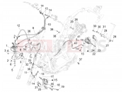 PIAGGIO Beverly 300 Deep Black E5 MY23 (EU) Brakes pipes - Calipers (ABS)