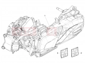 PIAGGIO Beverly 300 Deep Black E5 MY23 (EU) Engine assembly