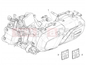 Engine assembly - Piaggio Beverly 400 HPE E5 (EU) 2021