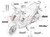 Plates - Emblems - Piaggio Medley 125 E5+ (EU) 2025